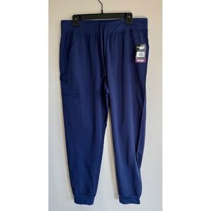 Dickies Men's Balance Medical Scrub Pants Navy Blue Size L Drawstring Stretch